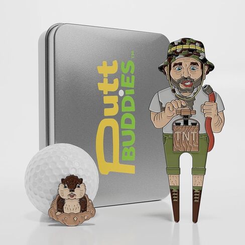 PuttBuddies™ - Ball Marker and Divot Tool Gift Set, Gift for Groomsmen, Unique Golf Accessories in Saudi Arabia