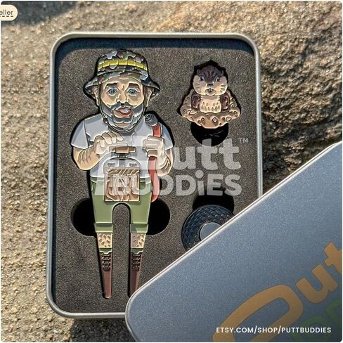 PuttBuddies™ - Ball Marker and Divot Tool Gift Set, Gift for Groomsmen, Unique Golf Accessories in Saudi Arabia