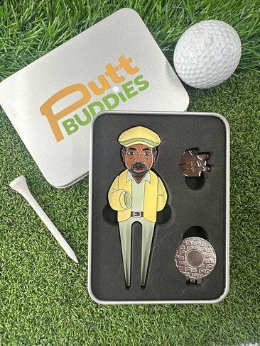 PuttBuddies™ - Ball Marker and Divot Tool Gift Set, Gift for Groomsmen, Unique Golf Accessories in Saudi Arabia