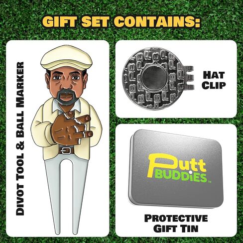 PuttBuddies™ - Ball Marker and Divot Tool Gift Set, Gift for Groomsmen, Unique Golf Accessories in Saudi Arabia