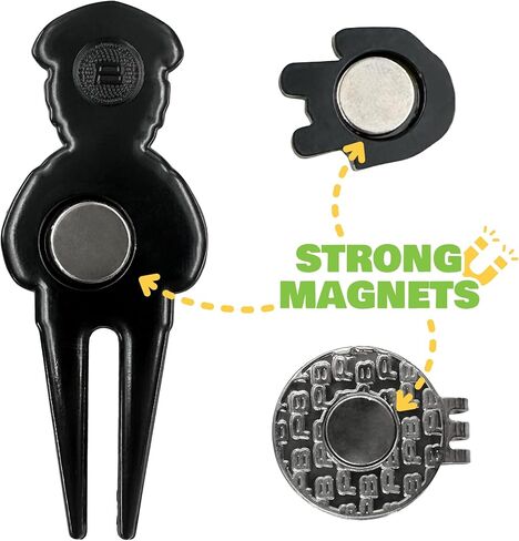 PuttBuddies™ - Ball Marker and Divot Tool Gift Set, Gift for Groomsmen, Unique Golf Accessories in Saudi Arabia