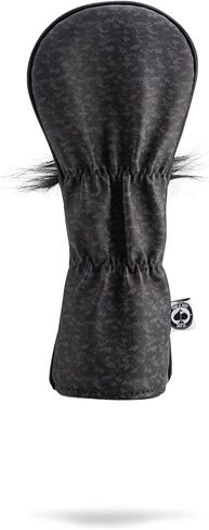 غطاء رأس خشبي من Pins & Aces LE Sugar Skull Moustache Fairway - غطاء رأس مصنوع يدويًا من الجلد الفاخر بقدرة 3 وات أو 5 وات - غطاء نادي جولف مضحك بجودة عالية - قم بتصميم وتخصيص حقيبة الجولف الخاصة بك in Kuwait