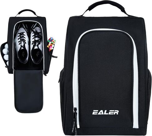 حقيبة أحذية الجولف EALER GSB100، حقائب حمل الأحذية بسحاب مع تهوية وجيب خارجي مزدوج لكرات الجولف والجوارب والقمصان والأشياء الثمينة وغيرها من الملحقات in Kuwait