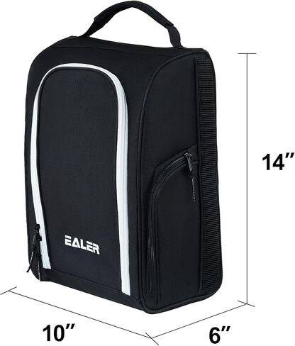 حقيبة أحذية الجولف EALER GSB100، حقائب حمل الأحذية بسحاب مع تهوية وجيب خارجي مزدوج لكرات الجولف والجوارب والقمصان والأشياء الثمينة وغيرها من الملحقات in Kuwait