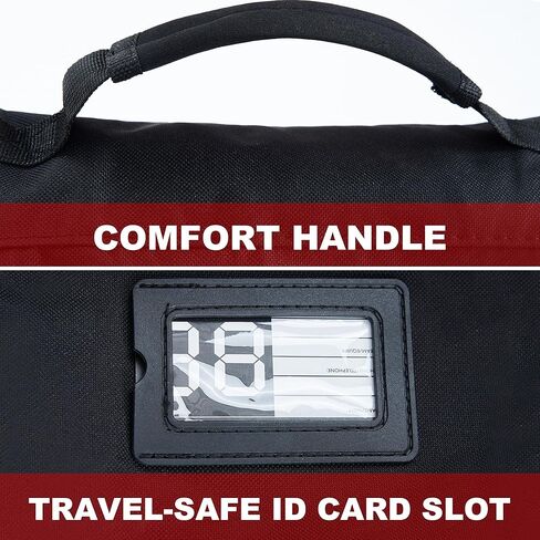 حقيبة أحذية الجولف EALER GSB100، حقائب حمل الأحذية بسحاب مع تهوية وجيب خارجي مزدوج لكرات الجولف والجوارب والقمصان والأشياء الثمينة وغيرها من الملحقات in Kuwait