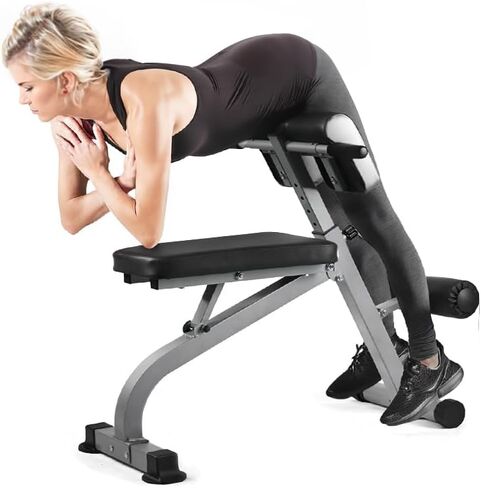 كرسي روماني مقعد تمرين قابل للتعديل متعدد الاستخدامات في المنزل مقعد Hyperextension وكرسي Ab لتدريب الجسم بالكامل in Kuwait