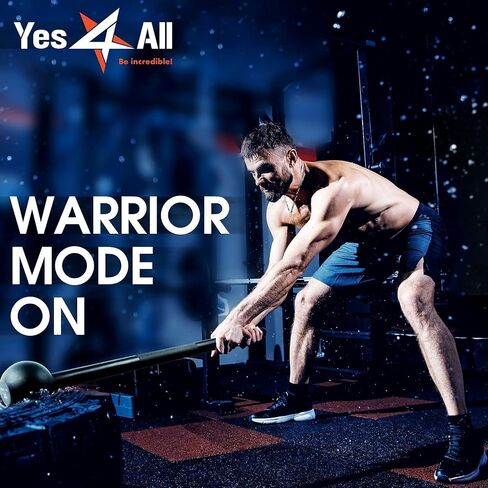 Yes4All Steel Mace Bell for Strength Training - Support Full Body, Muscles, Shoulder, Grips & Forearms Workouts to Rehabilitation, Stretching 5, 7, 10, 15, 20, 25, 30lb For Woman & Man in Saudi Arabia