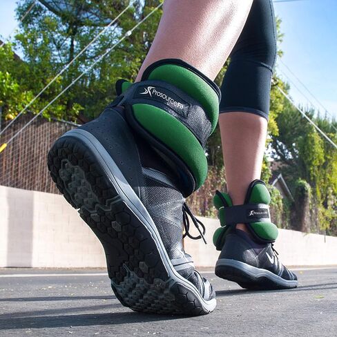 مجموعة أوزان للكاحل/الرسغ والذراع/الساق من بروسورس، قطعتان، حزام قابل للتعديل من 1 رطل إلى 5 رطل، وزن قابل للتعديل 15 رطل للرجال والنساء، وزن أصفر 15 رطل (ps-1236-aw-adj) in Kuwait