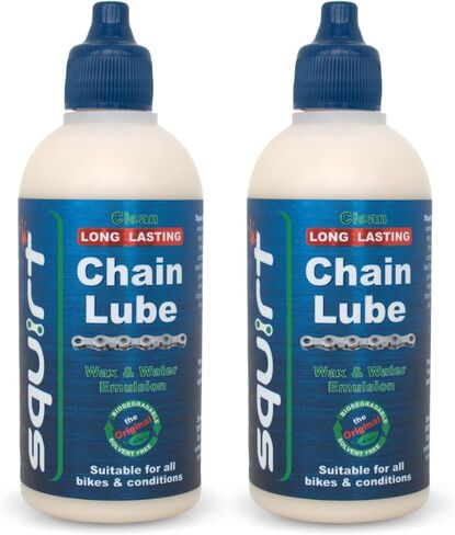 Squirt Bike Care Gift Box - Long-Lasting Bike Chain Lube (120ml), Bike Cleaner Sachets for all Bike Parts, Tire Sealant Pouches (120ml), Barrier Balm Sachets for Anti Chafing - Bike Care Kit in Kuwait
