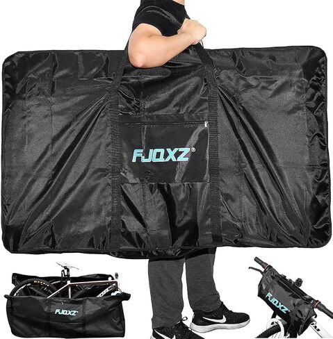 Bike Travel Bag, Homa Folding Bike Transport Bag Bicycle Travel Carrying Case with a Carry Bag Fits 20-29inch Folding Bike, Bike Transport Case for Train Air Travel in Saudi Arabia