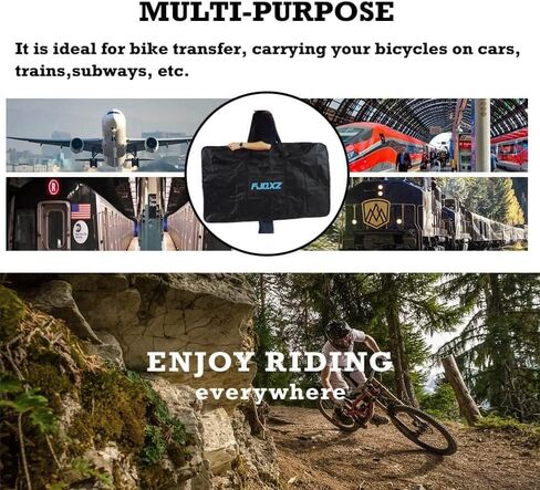 Bike Travel Bag, Homa Folding Bike Transport Bag Bicycle Travel Carrying Case with a Carry Bag Fits 20-29inch Folding Bike, Bike Transport Case for Train Air Travel in Saudi Arabia