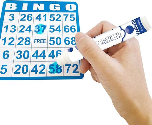 Dot Markers, 6 Colors Bingo Daubers, Washable,Non-Toxic, Acid-Free,Comfortable for Toddlers 1 2 3 4 5 Years, Ideal for Art and Crafts in Saudi Arabia