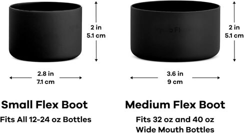 Hydro Flask Flex Boot - Accessory Silicone Water Bottle Protector - Dishwasher Safe, BPA-Free, Non-Toxic in Saudi Arabia