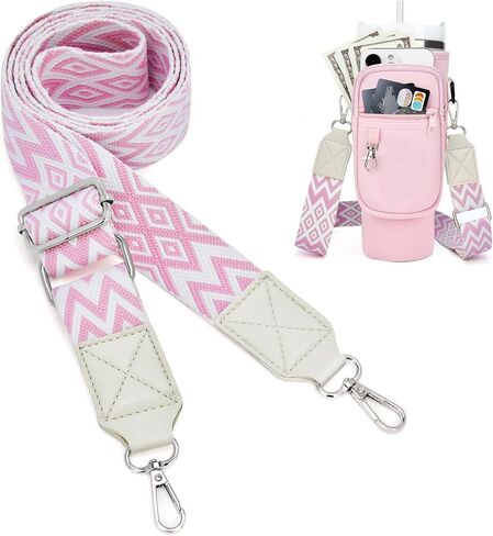 Shoulder Strap for Stanley Cup Carrier Bag, Adjustable Replacement Belt for Crossbody Bag Stanley Accessories Cup 30 40 Oz in Kuwait