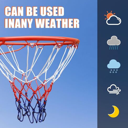 ICSPOID Basketball Rim Goal 18 ", Replacement Basketball Rim Goal Hoop Net for Indoor Outdoor in Saudi Arabia