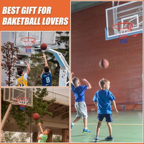 ICSPOID Basketball Rim Goal 18 ", Replacement Basketball Rim Goal Hoop Net for Indoor Outdoor in Saudi Arabia