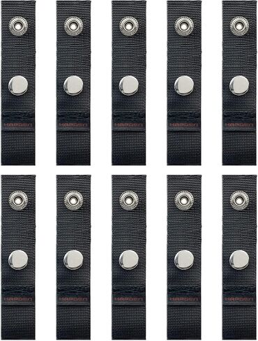 Boat Cover Snap Extender for Boat Canvas,Boat Cover Extensions,Black,Extension Sizes from 1" - Built in Finger Loops,10 Packs in Saudi Arabia