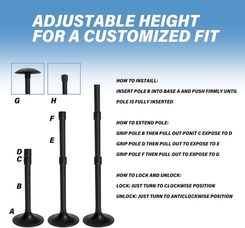 عمود دعم غطاء القارب من سبائك الألومنيوم قابل للتعديل للقماش والعائم لمنع تجمع المياه (رمادي داكن، عبوتان) in Kuwait
