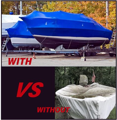 عمود دعم غطاء القارب من سبائك الألومنيوم قابل للتعديل للقماش والعائم لمنع تجمع المياه (رمادي داكن، عبوتان) in Kuwait