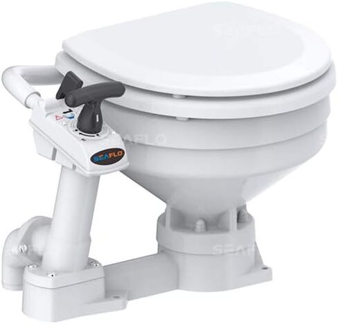 SEAFLO Manually Operated Marine Toilet Boating Head in Saudi Arabia