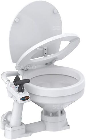 SEAFLO Manually Operated Marine Toilet Boating Head in Saudi Arabia