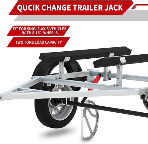 Quick Change Boat Trailer Tire Jack for Wheels 8-16" 2T in Saudi Arabia