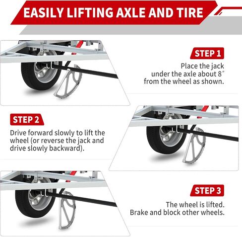 Quick Change Boat Trailer Tire Jack for Wheels 8-16" 2T in Saudi Arabia