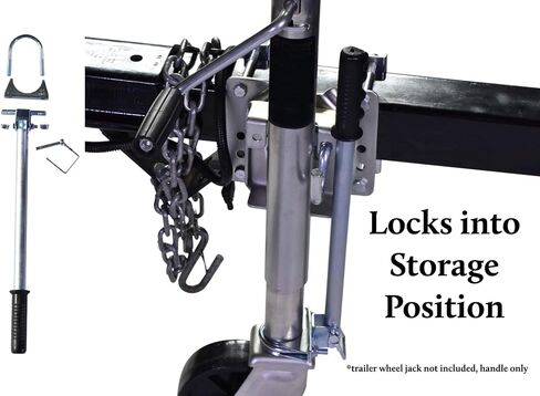 جديد! ذراع التوجيه لجاك عجلة المقطورة، دوران سريع للعجلة المزدوجة. استخدمه مع القارب أو المرافق أو جت سكي أو البحرية أو مقطورة المرافق الصغيرة. الترباس على عجلة جاك الخاص بك! تصميم جديد بانتظار الحصول على براءة اختراع. in Kuwait