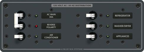 Blue Sea Systems 8099 AC Main + 4 Positions, black in Saudi Arabia