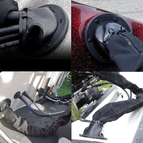 Marine Boat Steering Cable Boot with Cable Tie Cable Protector 2.4" Inside Diameter Universal for Yacht Kayak in Saudi Arabia