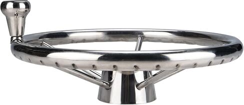 NovelBee 5-Spoke 13-1/2 Inch Destroyer Style Stainless Steel Boat Steering Wheel with Big Size Knob for Marine,Yacht in Saudi Arabia