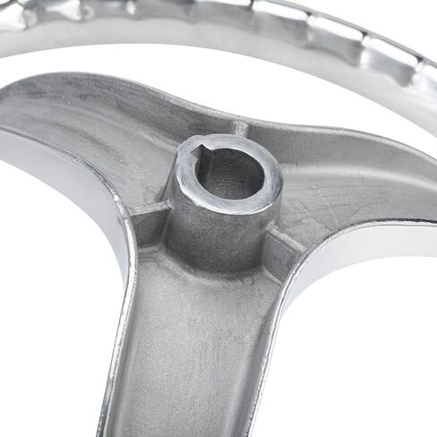 YaeMarine 3 Spoke 13-1/2" Dia Stainless Steel Marine Boat Steering Wheel with 1/2"-20 Nut and Turning Knob for Teleflex Cable Helm in Saudi Arabia