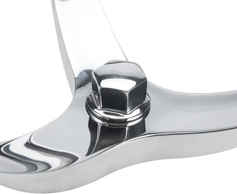 YaeMarine 3 Spoke 13-1/2" Dia Stainless Steel Marine Boat Steering Wheel with 1/2"-20 Nut and Turning Knob for Teleflex Cable Helm in Saudi Arabia