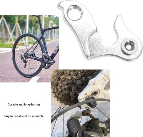 الميكانيكية Derailleur شماعات Derailleur هوك دراجة الذيل هوك الخلفي Derailleur هوك سبائك الألومنيوم مع 2 مسامير متوافق مع باراكودا متوافق مع بيانكي in Saudi Arabia