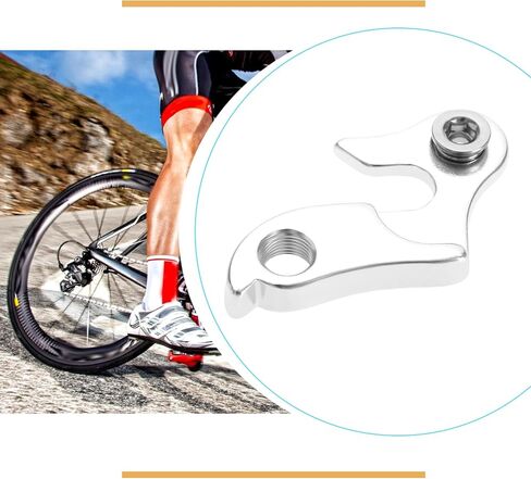 الميكانيكية Derailleur شماعات Derailleur هوك دراجة الذيل هوك الخلفي Derailleur هوك سبائك الألومنيوم مع 2 مسامير متوافق مع باراكودا متوافق مع بيانكي in Saudi Arabia
