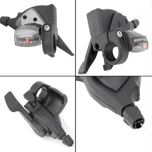 Bike Shift Levers Mountain Bike 3x7/8/9/10/11 Speed Gear Shifter, Left and Right Thumb Shift Lever Combination with Optical Gear Display (L3S(7-8-9)) in Saudi Arabia