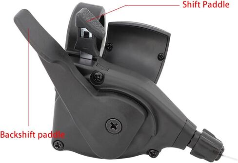 Bike Shift Levers Mountain Bike 3x7/8/9/10/11 Speed Gear Shifter, Left and Right Thumb Shift Lever Combination with Optical Gear Display (L3S(7-8-9)) in Saudi Arabia