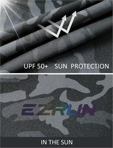 شورت EZRUN الرجالي للتنزه سيرًا على الأقدام سريع الجفاف، شورت تكتيكي للعمل في الهواء الطلق مع جيوب متعددة للسفر والصيد in Kuwait
