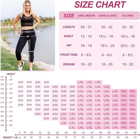 CAMPSNAIL 4 Pack Capri Leggings for Women - High Waisted Capris Soft Tummy Control Yoga Pants with Pockets Workout Tights in Saudi Arabia