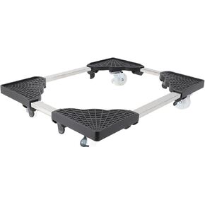 Akozon PC Tower Stand With Caster Wheels Universal CPU STAND STAND ROLLING CART للمنزل والمكتب in Saudi Arabia