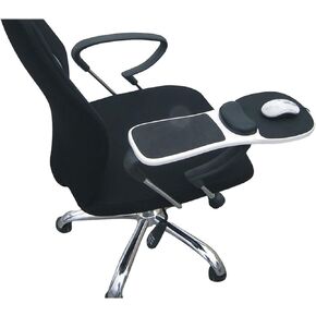 Ergonomic Arm Rest for Chair Adjustable Mouse Pad with Wrist Support Armrest Wrist Rest Attachment Arm Pad Tray for Chair - Home Office in Saudi Arabia
