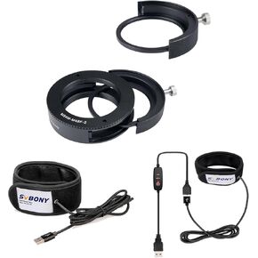 SVBony SV172 DEW سخان الشريط 320 مم سخان السخان دافئ ، 240 مم 3 منظم تروس حزمة سخان ندى USB USB مع SV226 M54 درج تصفية تلسكوب للسماء الفلكية العميقة السماء العميقة in Kuwait