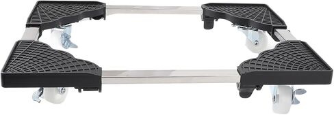 Akozon PC Tower Stand With Caster Wheels Universal CPU STAND STAND ROLLING CART للمنزل والمكتب in Saudi Arabia