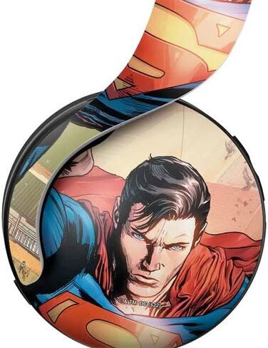 Skinit Skinit Gaming Gaming Skin متوافق مع سماعة Pulse 3D اللاسلكية لـ PS5 - تصميم DC Comics المرخص رسميًا Superman Superman Dise in Kuwait