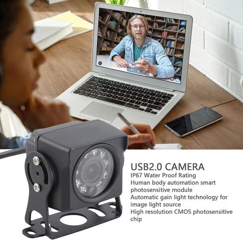 وحدة كاميرا Ashata USB ، كاميرا UVC مع IP67 ، وظيفة كسب الضوء التلقائي ، لنظام Android ، CE ، Plug & Play (2MP) in Saudi Arabia
