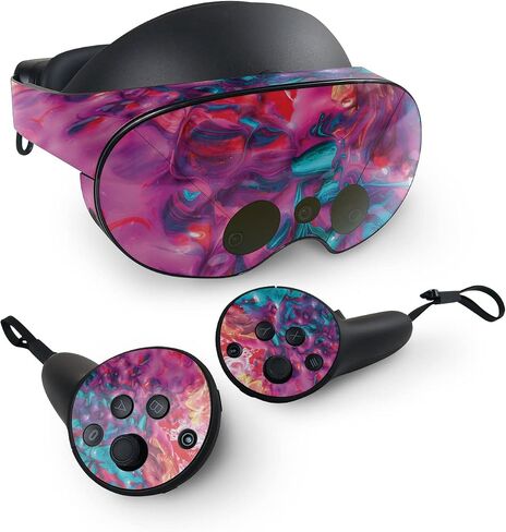 MightySkins Skin Compatible with Meta Quest Pro - Paint Party | Protective, Durable, and Unique Vinyl Decal wrap Cover | Easy to Apply, Remove, and Change Styles | Made in The USA in Saudi Arabia