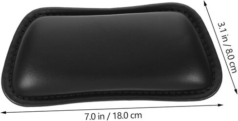 الراحة المعصم المريحة للماوس ولوحة المفاتيح دعم اليد المريحة للكمبيوتر المحمول والمكتب استخدام جلود سود in Kuwait