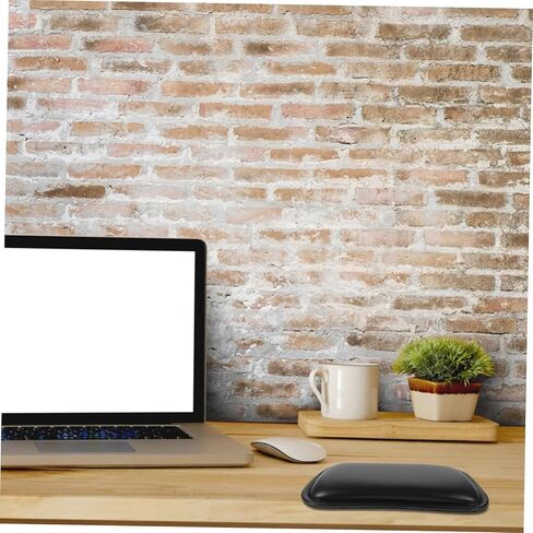 الراحة المعصم المريحة للماوس ولوحة المفاتيح دعم اليد المريحة للكمبيوتر المحمول والمكتب استخدام جلود سود in Kuwait