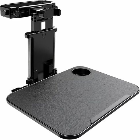 Car Desk for Laptop for VW Jetta 2017-2018, Foldable Back Seat Tray Table, Multifunctional Tablet Holder Stand, Vehicles Cup Mount Desk Organizer, Car Accessories,Black-pad Holder in Saudi Arabia