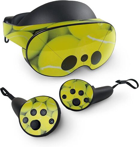 MightySkins Skin Compatible with Meta Quest Pro - Tennis is Life | Protective, Durable, and Unique Vinyl Decal wrap Cover | Easy to Apply, Remove, and Change Styles | Made in The USA in Saudi Arabia